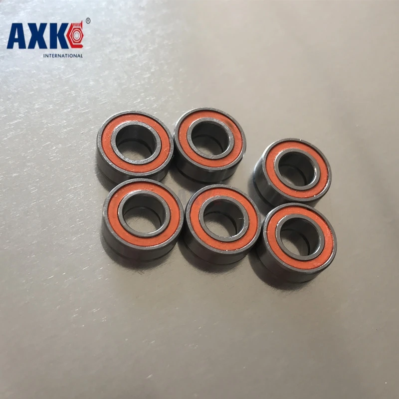 Rubber Sealed Ball Bearings Bearing BLACK MR106RS MR106-2RS 20 PCS 6x10x3 mm 