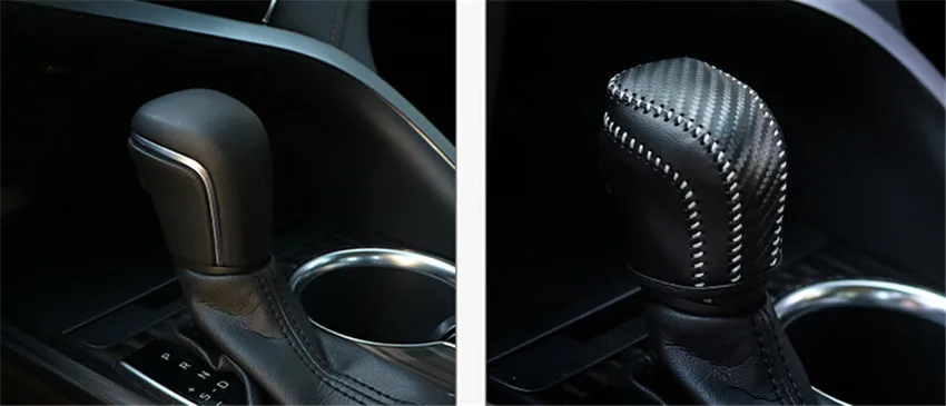 Высокое качество, 1 шт., Искусственная кожа автомобильные аксессуары шестерни Защитная крышка для Toyota Camry MK8