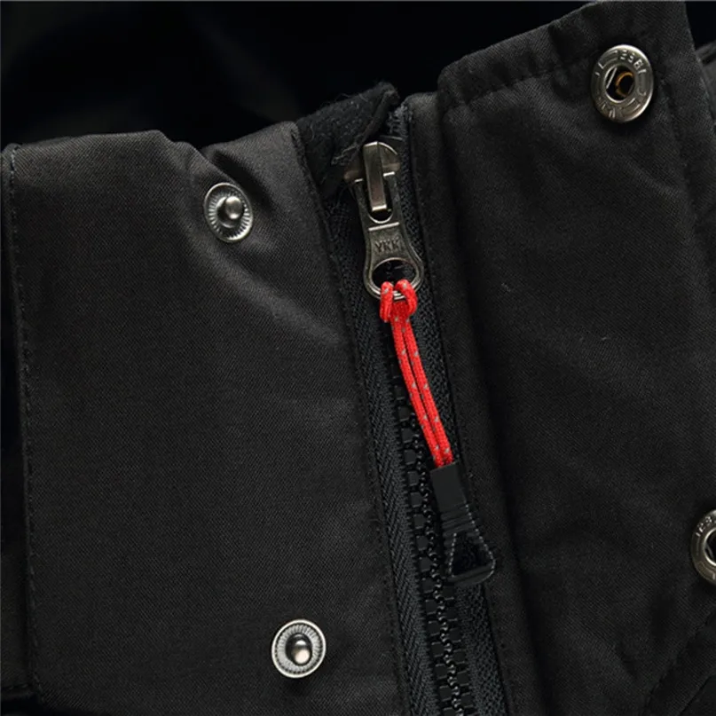 Thick White Duck Down Jacket Man Warm Hooded Zipper Coat Winter Outwear Jacket Top Blouse high quality down coat #2O15#F (8)
