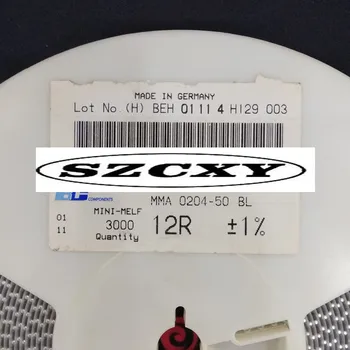 

New and original MMA0204 12R 1% 50PPM 0.4W Wafer resistance