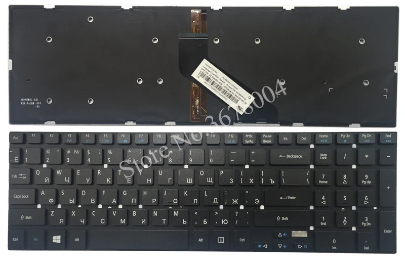 Русская клавиатура для acer Aspire V7 VN7-791G E1-522G 5755 5755G 5830 5830G 5830T 5830T E1-530G E1-532G E1-532P RU Версия