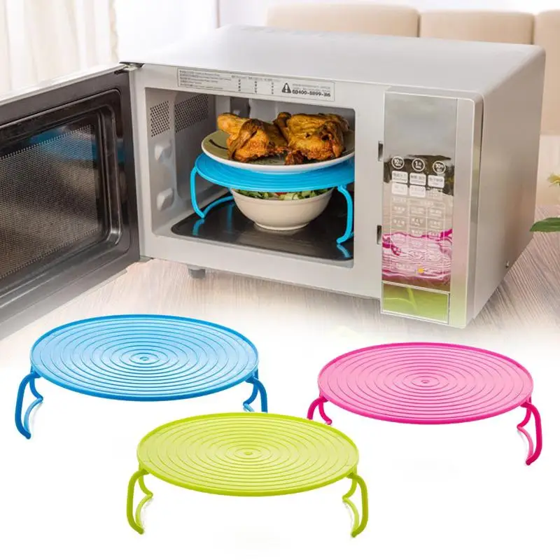 2017 Multifunction Microwave Oven Shelf Double Insulated Heating Dish
