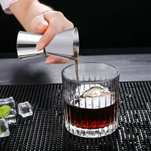 Мода Полезна Нержавеющая сталь напиток измерение 15/30 мл Двойные головки коктейльное винный пивной аксессуары XH8Z AU10