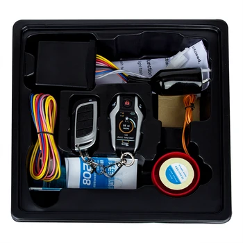 

Motorcycle two way anti-theft device with induction remote control start flameout Motorcycle PEK 2 Way Alarm