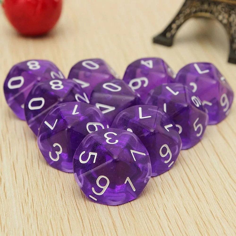 10-Dices-D10-Ten-Sided-Gem-Dice-Die-for-RPG-Dungeons-Dragons-Board-Table-Games-Transparent (2)