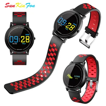 

S14 Color Screen Smart Sport Bracelet Heart Rate Fitness Tracker Smart Wristband Blood Pressure Watch for Samsung Galaxy S6 Edge