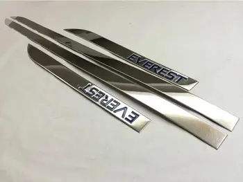 

High quality stainless steel body side moldings side door decoration For Everest