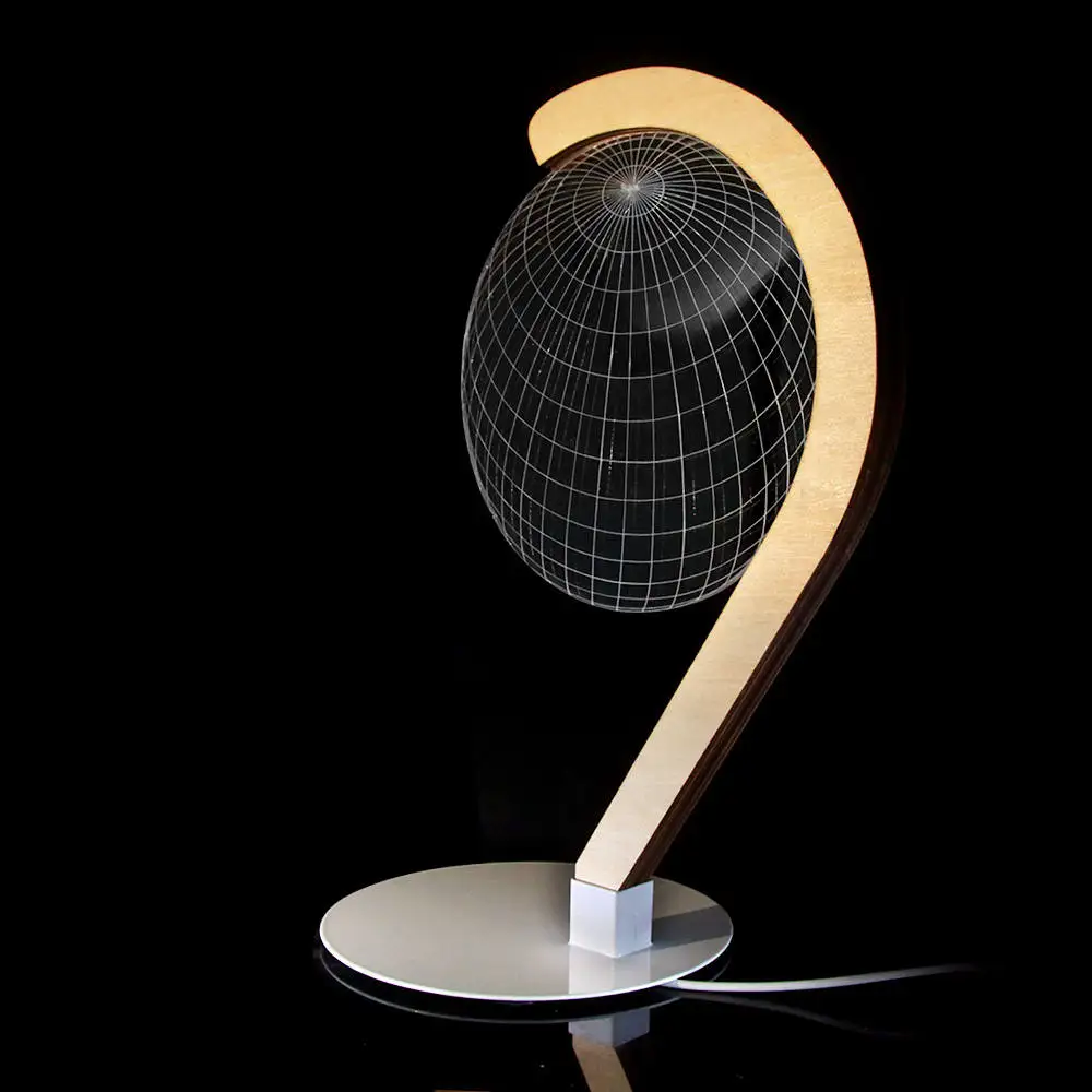 3D эффект сферическая лампа Оптическая иллюзия Таблица декоративный светильник освещение новинка ночник дома украшения в спальню