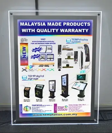 Led Maggic Mirrors Single Side Advertising Lightbo Backlit Led Maggic Mirrors Single Side