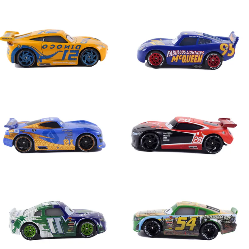 Машинки Disney Pixar Cars 3 Snot Rod DJ Boost & Wingo металлические Литые игрушечные машинки 1:55