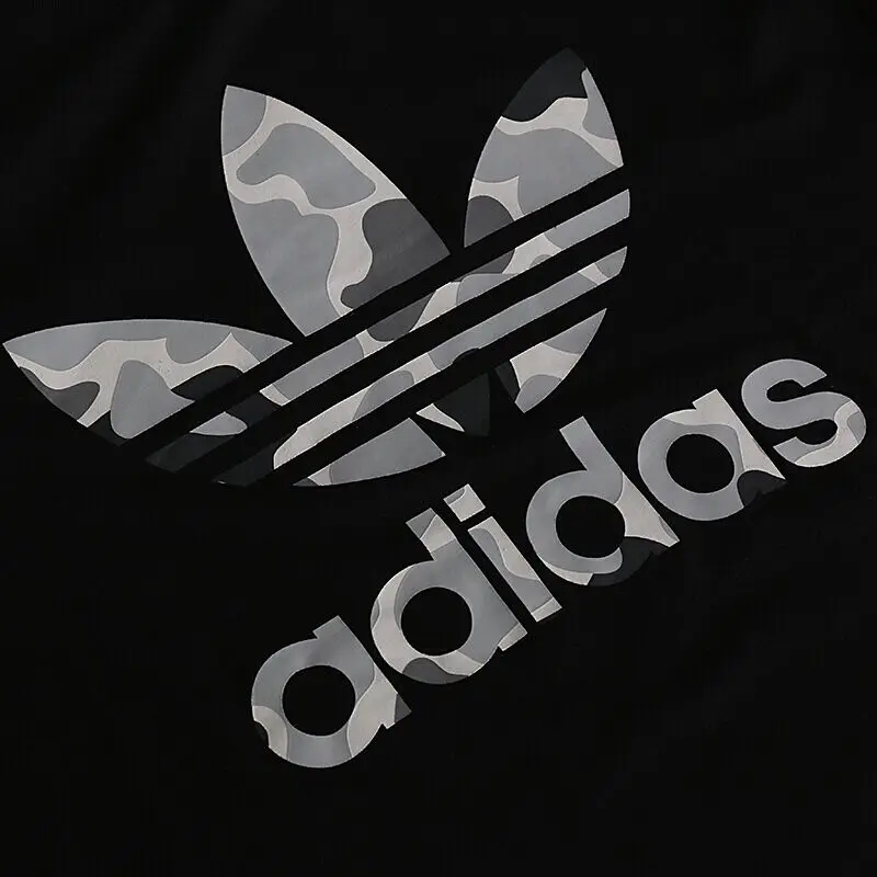 Новое поступление с камуфляжным принтом Adidas треф футболка мужские футболки с коротким рукавом спортивная