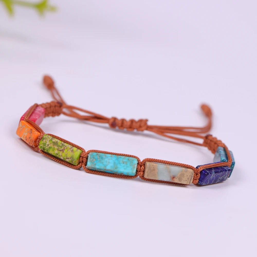 

Natural Stone Beads 7 Chakra Bracelet Yoga Bracelet Newest Design Meditation Bracelets Bangles For Women Men