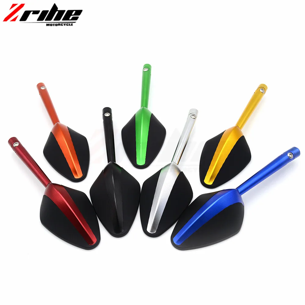 for 1Pair Universal Motorcycle CNC Aluminium Backup Rearview Mirrors accessories mirror  For TRIUMPH TIGER 1050 07-12/TIGER 800/