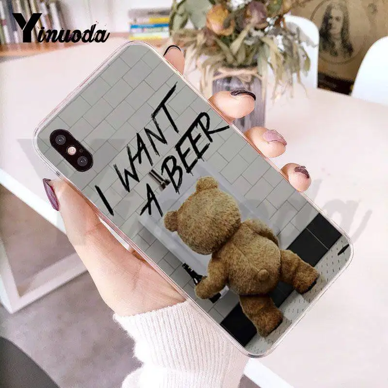 Чехол для телефона Yinuoda с изображением медведя из фильма Поцелуй Мой ягодиц