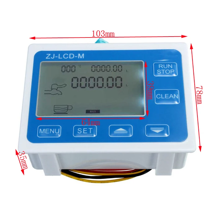 Digital display G1/2 Liquid Fuel Oil Flow Sensor Water Oil Liquid meter flowmeter totameter Quantitative controller