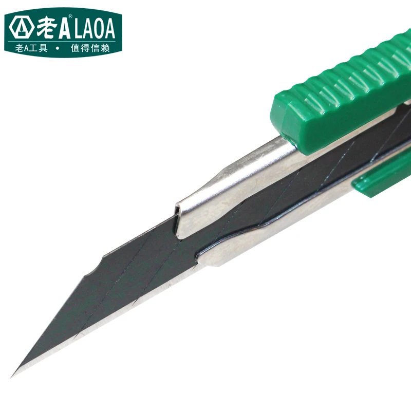 LAOA High Quality Brand Utility Knife,10 pieces Spare blade Students