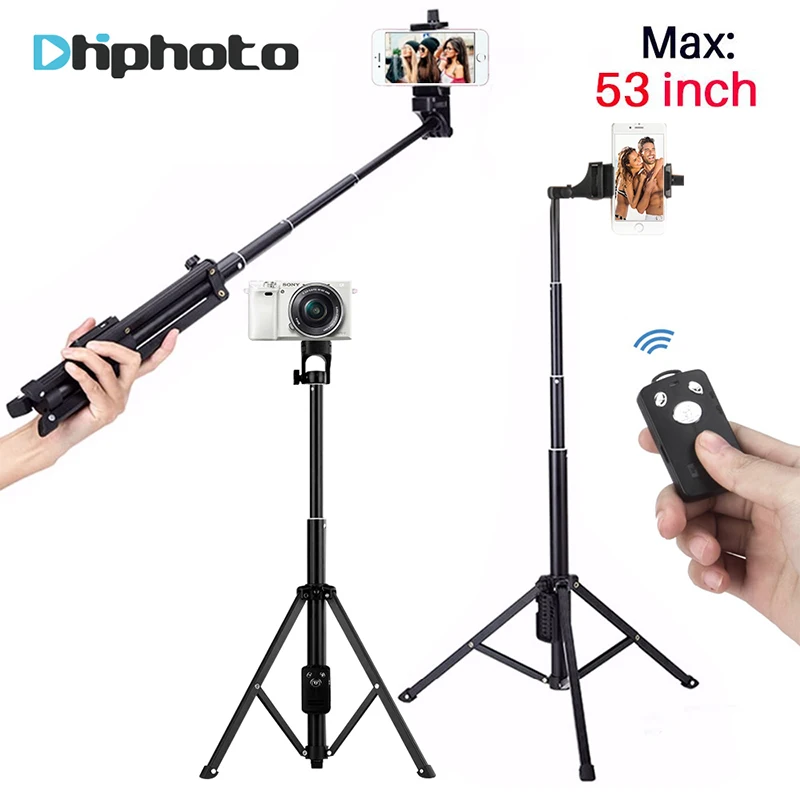 

3 in 1 Handheld Tripod Selfie Stick Bluetooth Mini Tripod Monopod Travel Tripod for iPhone DSLR Camera Gopro Smartphone SJCAM