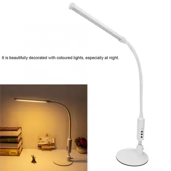 

10W LED Desk Lamp USB Rechargeable Reading Light 3 Colors Dimmable With Remote Control For Reading Table Lamp Brightness Lights