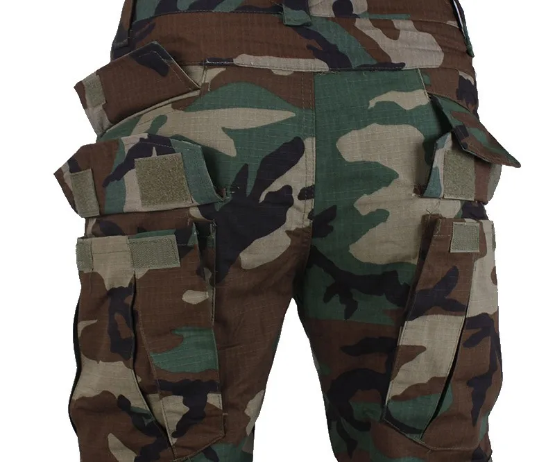 Охотничьи камуфляжные штаны tactische Broek AT-FG broek en kniebeschermers военная игра косплей униформа