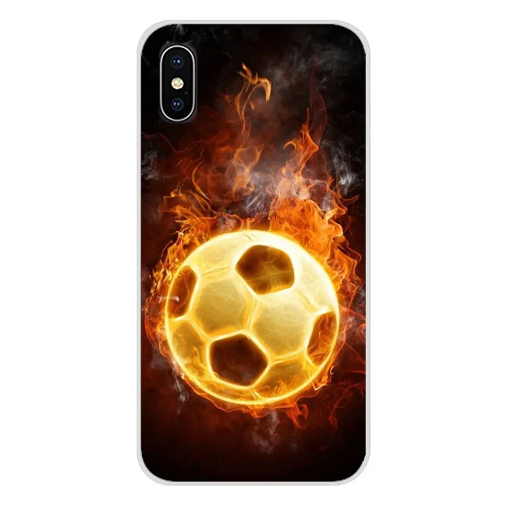 Футбольный мяч Fire Football для Xiaomi Redmi Note 6A MI8 Pro S2 A2 Lite Se MIx 1 Max 2 3 Oneplus 6T Чехлы мобильных