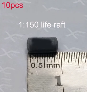

10PCS 1:150 RC Boat Model Accessories Mini Life Raft ABS Plastic Micro raft Small Float for DIY Injection Molding
