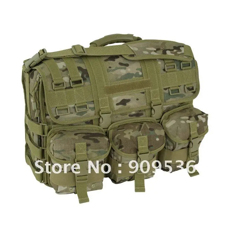 Special Forces Tactical Laptop Bag ,Military MOLLE briefcase shoulder