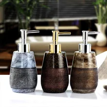 Ручная бутылка для антисептика Творческий смолы ручная бутылка для антисептика Европейский шампунь-гель для душа с разрезом бутылка LM5281024py