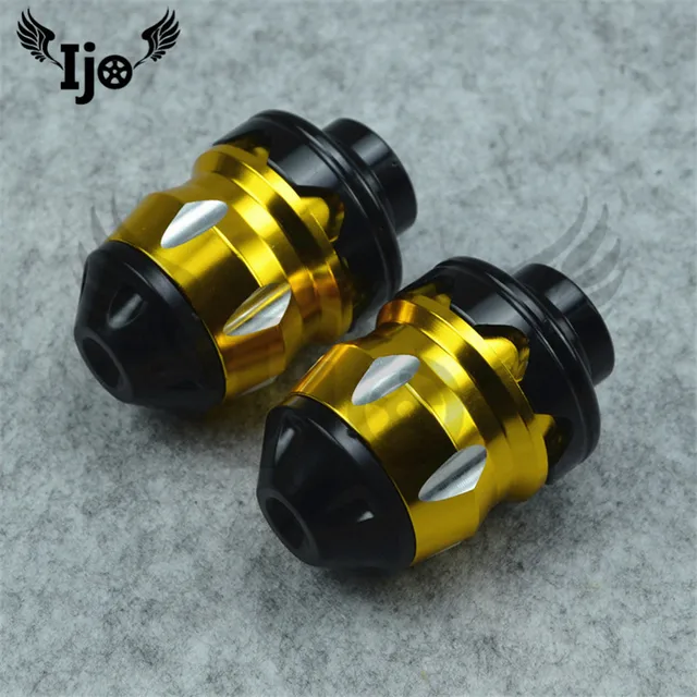 colorful scooter parts dirt pit bike accessories motocross wheel anticaida motorbike Crash Pad motorcycle frame sliders moto 3gold