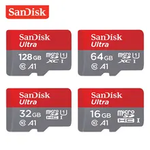 SanDisk Ultra Micro SD карта 128 Гб 64 ГБ 32 ГБ 16 ГБ Карта памяти SDHC/SDXC класс 10 UHS 98 МБ/s-100MB/s TF карты для смартфонов/стол
