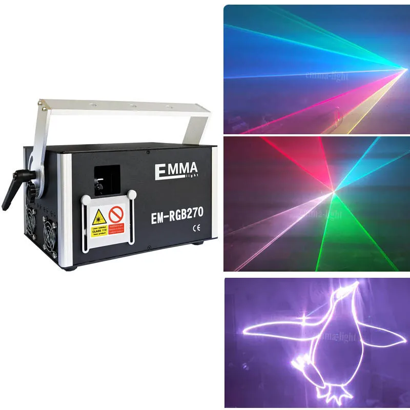 Pro 5 Вт 5000 МВт RGB Лазерное освещение DMX512 ILDA с программа IShow в sd card 30 K-40 k
