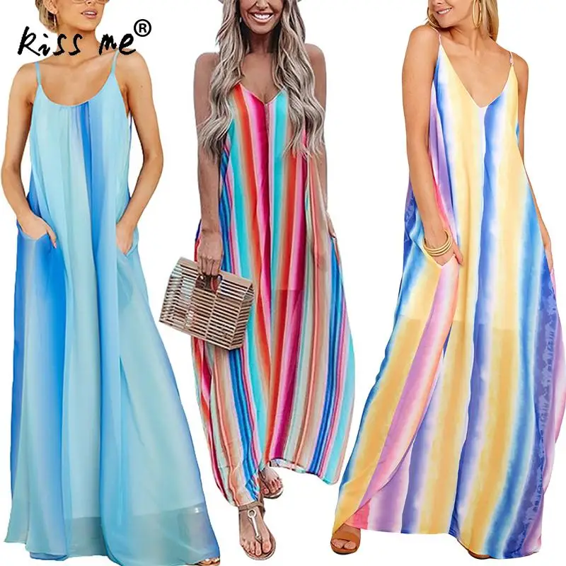 

Chiffon Beach Dress Large Hem Loose Dress Casual Maxi Dress Vintage Holiday Beach Suit Sun Dresses Women Backless Sleeveless