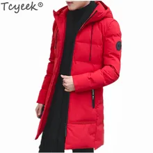 Tcyeek, зимняя куртка, мужские пуховики, хлопковые куртки, мужские длинные толстые теплые пальто размера плюс 5XL, парки с капюшоном, Casaco Masculino LWL629