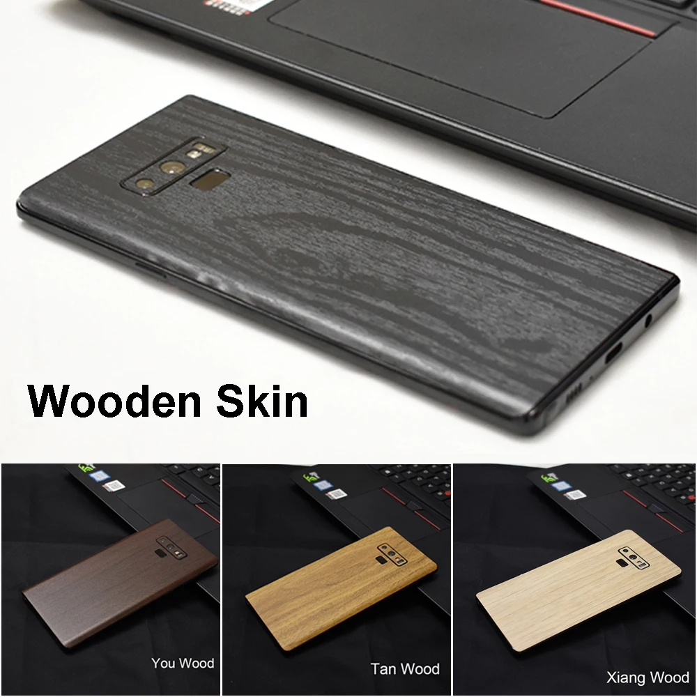 3D углеродное волокно/кожа/дерево шкуры Телефон задняя крышка наклейка для SAMSUNG Galaxy S10 Plus S10e Note 9 8 S9+ S8 Plus S7 Edge