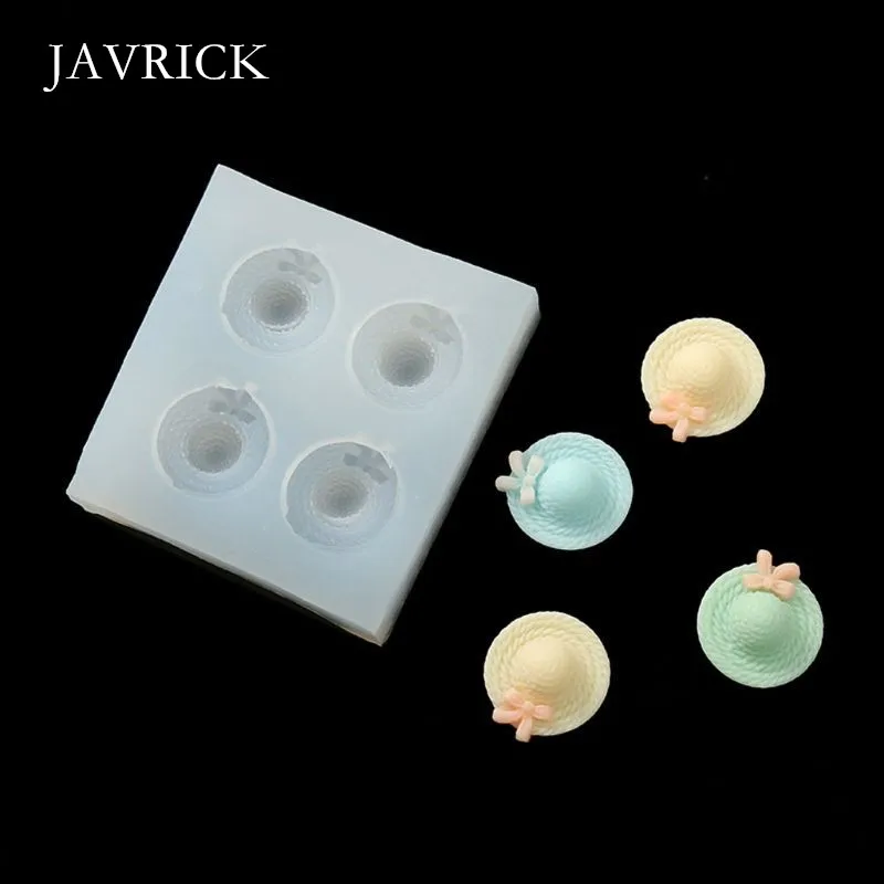 

Cute Straw Hat Letter Charm Pendant Silicone Resin Molds DIY Bracelet Necklace Accessories Jewelry Making Tool