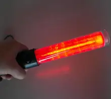 Outdoor Safety Many functional LED Traffic flashlight baton 26cm length magnet at the bottom