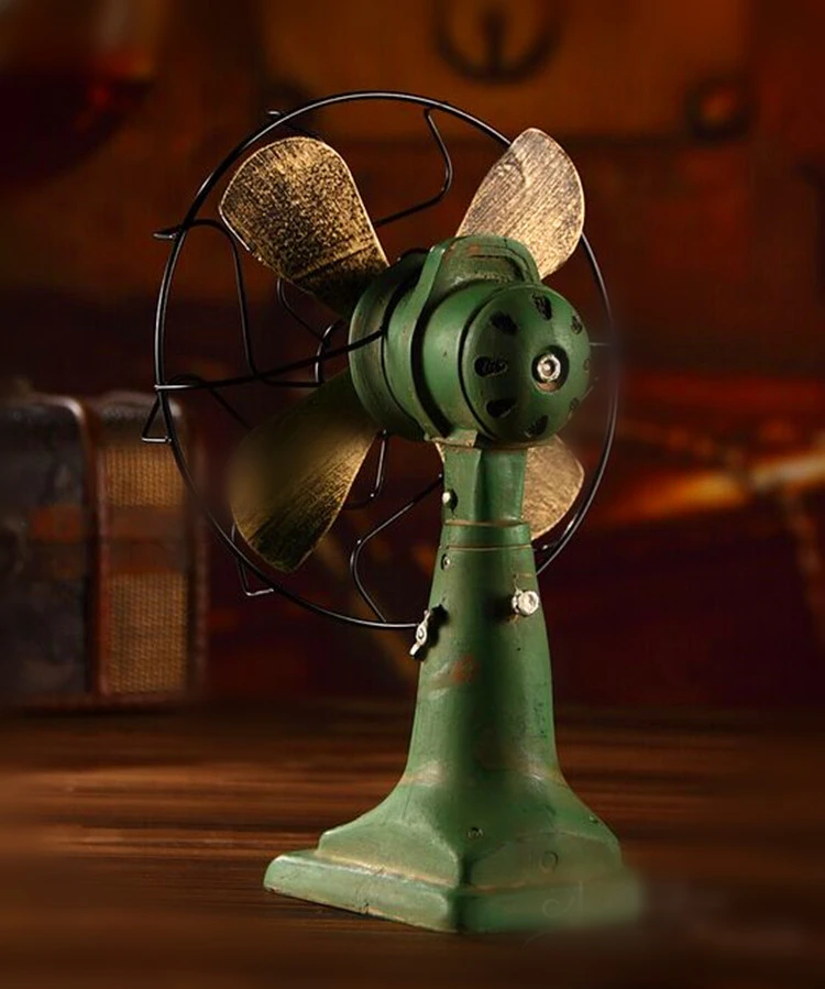 VILEAD 17 см 26 см смолы Электрический вентилятор фигурки Ретро промышленный стиль ностальгические украшения ремесла творческие украшения Hogar подарки