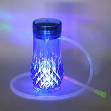 Акриловый кальян черный наргиле курительная трубка с светодиодный светильник курительная табак аксессуары для трубок