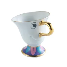 Nueva Belleza y la Bestia de la Taza de Café La Sra. Potts’ hijo Chip de Marca Precioso Regalo de Cumpleaños de La Bella Y La Bestia Creativo Copa