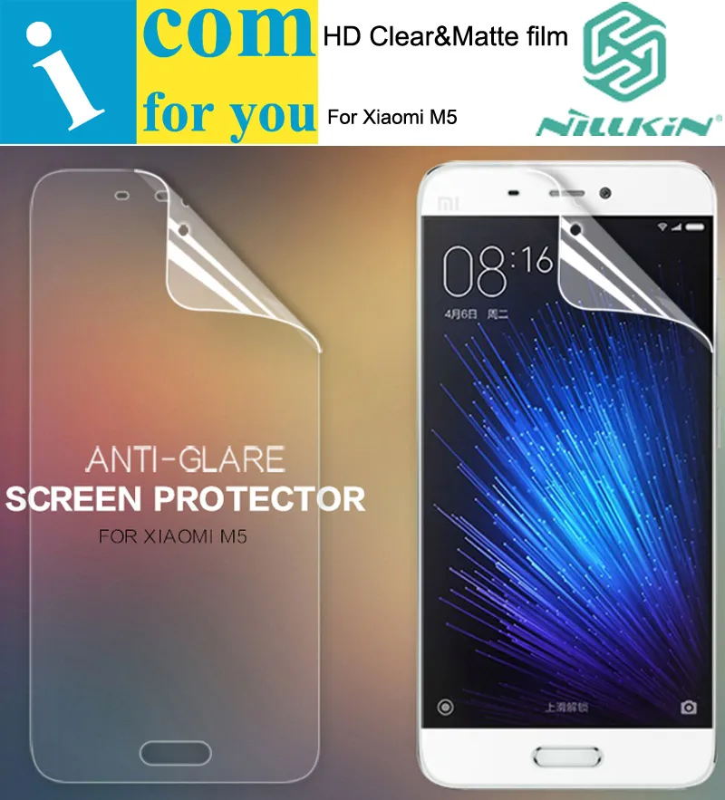 Прозрачная Матовая пленка Nillkin HD для Xiaomi Mi5 | Мобильные телефоны и аксессуары