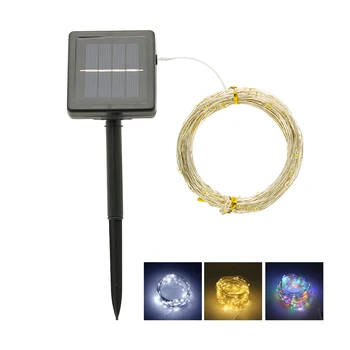 

8 Mode Flash 20M 200 LED Solar String Outdoor Waterproof Led Strip Light Fairy Lighting for Wedding Christmas Holiday
