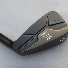 MiURA MC-501 Железный набор MiURA Гольф кованые клюшки для гольфа черные клюшки для гольфа 456789Pw(7 шт.) R/S гибкий стальной/графитовый Вал с головным покрытием