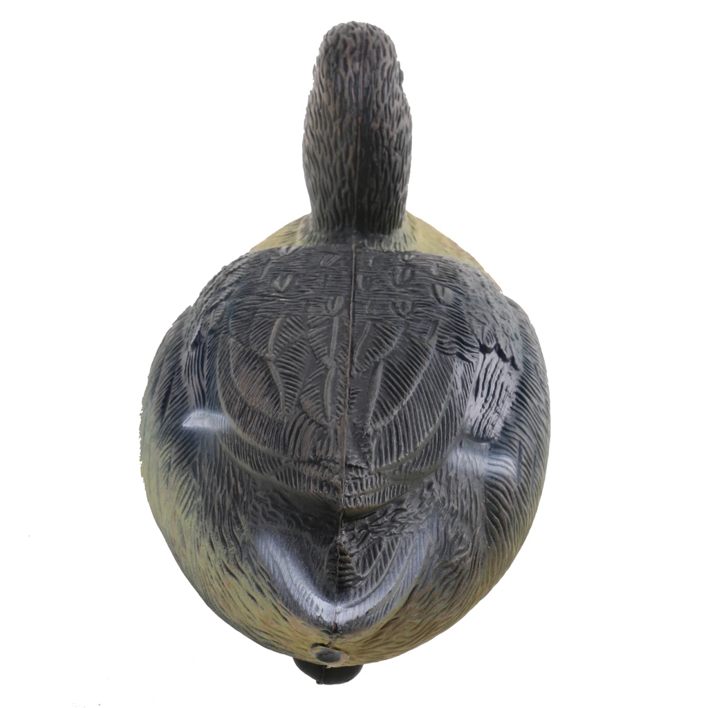1 Pcs Water Floating Lifelike Mallard Duck Decoy PE Drake Garden Outdoor Fishing Hunting Decoy Accessories