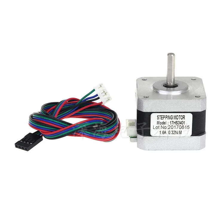 17HS3401 4 свинцовый Nema 17 шаговый двигатель 42 Мотор 42BYGH 1.3A CE ROSH ISO CNC лазер и 3D
