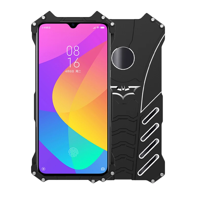 Металлический Чехол R just для Xiaomi 9 Lite Cc9 e алюминиевый ударопрочный чехол с защитой
