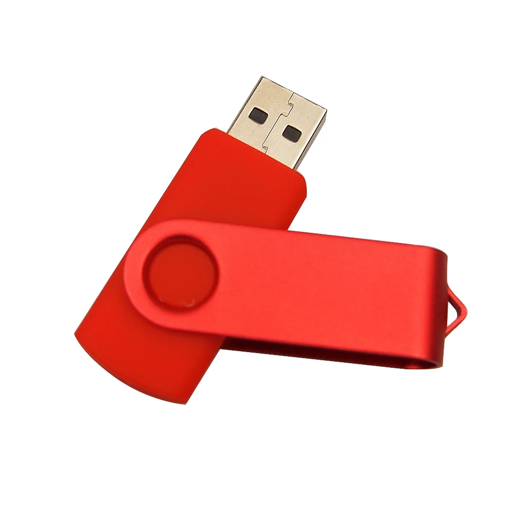 Флеш-накопитель 2,0 металлическая Usb флэш-память 4 ГБ 8 ГБ 16 ГБ оперативной памяти, 32 Гб встроенной памяти, мини флешки флеш-накопитель Usb Стик составляет более 10 шт., свободный изготовленный на заказ логотип, посылка свадебные подарки - Цвет: Red