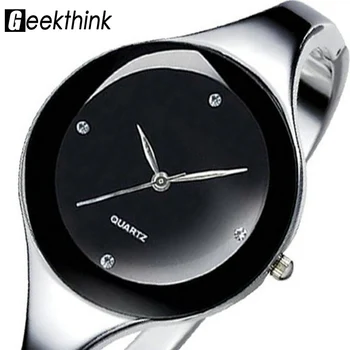 Relojes mujer 2017 Stainless steel Wristwatch Bracelet Quartz watch Woman Ladies Watches Clock Female Dress Relogio Feminino