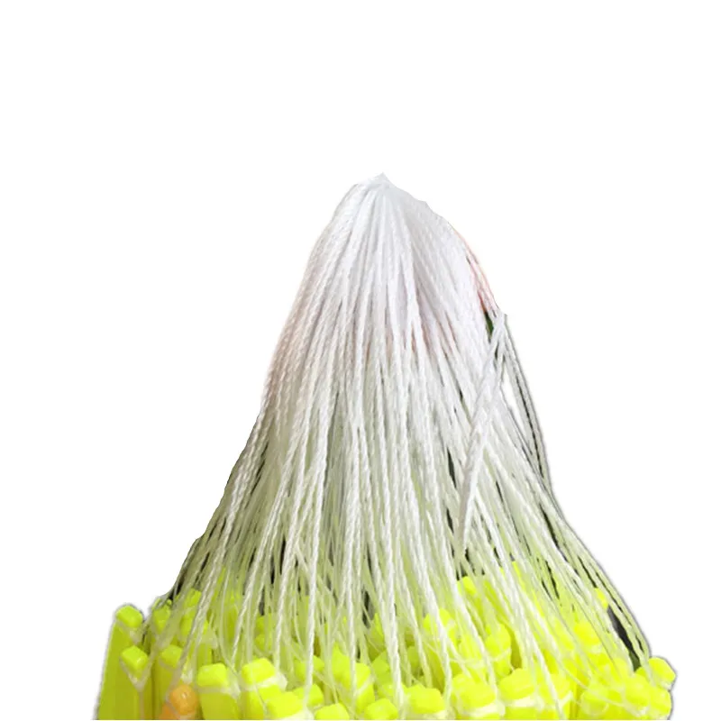 strong yellow line H1.5m*L35M-70m 3layer 12mm-20mm mesh gill net sticky fishing net pesca fishing network outdoor fishing tool