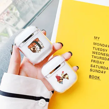 

Laugh Life Hard Cartoon Sushi Earphone Case For Apple Airpods Case Cover Transparent Clear Luxury Earphone Case For Airpods Case