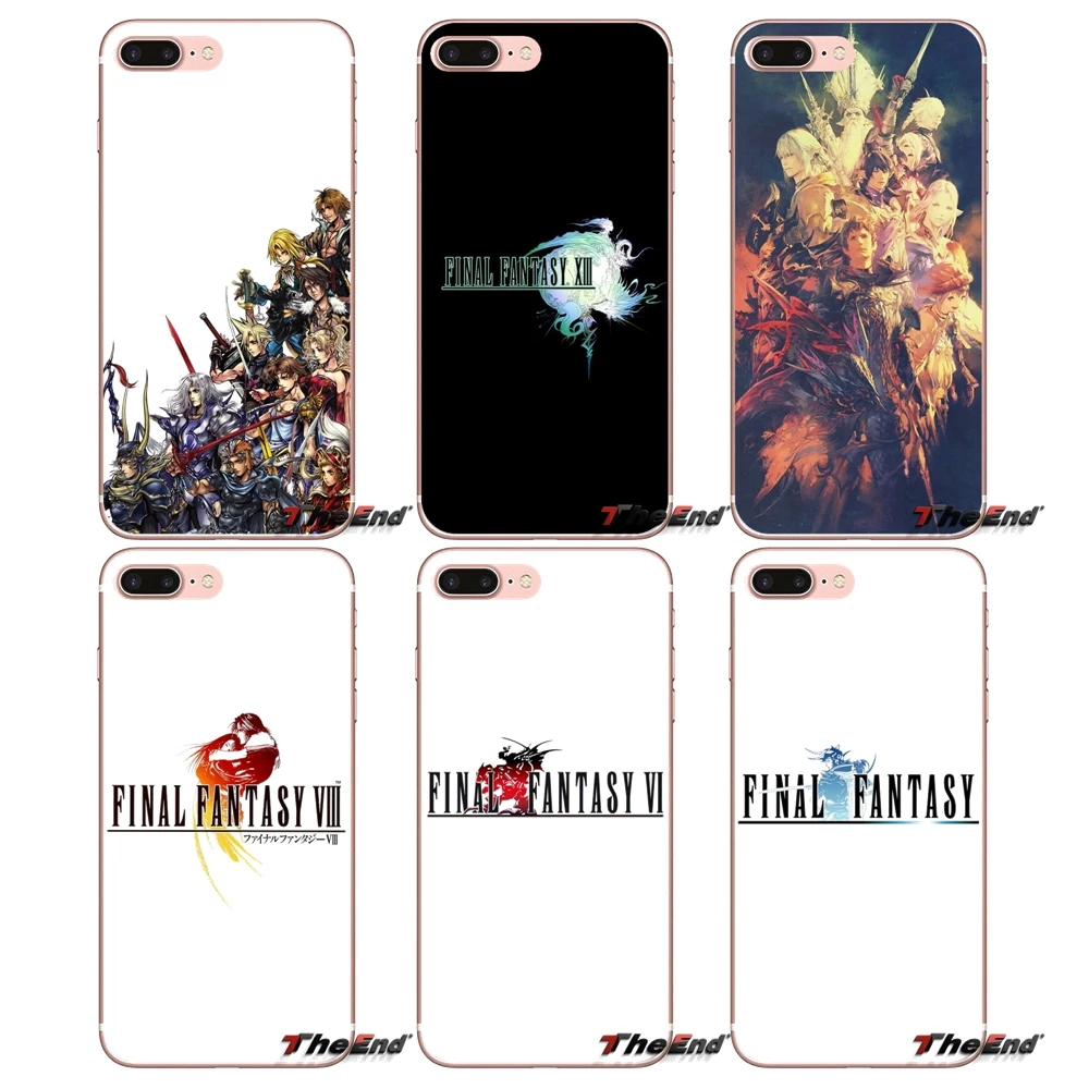 Аксессуары чехлы для телефонов final fantasy logo Для Xiaomi Mi6 Mi 6 A1 Max Mix 2 5X 6X Redmi Note 5 5A 4X 4A A4 4 3