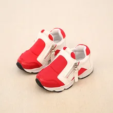 Enfants chaussures 2016 été nouvelle respirant chaussures de sport mode casual chaussures glissière latérale garçons Sneakers garçons bébé Sneakers 26 – 36